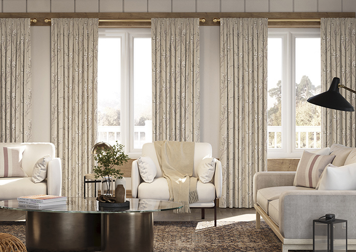 Laura Ashley Pussy Willow, Natural - Made to Measure Curtains - Image 3